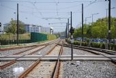 Lyon: pohled od stanice tramvajové linky T3 Meyzieu-Gare směrem k městu	. 22.8.2011	 © Lukáš Uhlíř