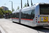 Lyon: trolejbus Irisbus Cristalis ETB 18 stojí na konečné linky C1 Cuire	. 22.8.2011	 © Lukáš Uhlíř