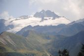 Parc d´Atractions: majestátní štít nejvyšší evropské hory Mont Blanc	. 23.8.2011	 © Lukáš Uhlíř