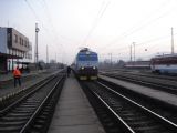 17.11.2011 - Expres Detvan práve dorazil do stanice Púchov © Martin Vojtek