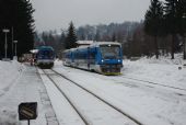 29.12.2011 - Kořenov: 843.013 + 018, Os 16222, 840.006 + 009, Os 16215 © Václav Vyskočil