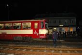 Příjezd posledního vlaku z Moravské Třebové do Chornic, 810.326, Os 24739, 10.12.2011 © Lukáš Hučko
