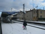 13.01.2012 - Hořovice: čerstvě zasněžená stanice (foto z R 756) © PhDr. Zbyněk Zlinský