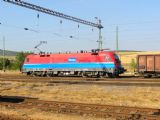 Pronajatý rakouský ''taurus'' řady 1116.047 ÖBB v barvách Rail Cargo Hungaria stojí ve stanici Hidasnémeti	2.10.2011	. © Jiří Mazal