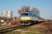 Bratislavské trolejbusové zátiší obratiště ''Dolné Hony'' se šlechtěnou 750.183 v čele Os 4323 dne 31.03.2011, © Lukáš Hučko