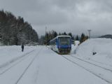 21.01.2012 - Kořenov: 840.013-7 + 840.011-1 odjíždí jako Os 16211 Liberec - Harrachov © PhDr. Zbyněk Zlinský