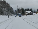 21.01.2012 - Kořenov: 840.013-7 + 840.011-1 odjíždí jako Os 16211 Liberec - Harrachov © PhDr. Zbyněk Zlinský