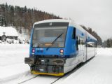 21.01.2012 - Kořenov: 840.008-7 přijíždí jako Os 16215 Liberec - Harrachov © PhDr. Zbyněk Zlinský