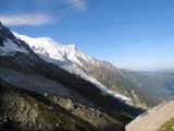 21.6.2011 - Mt. Blanc a Bossonský ľadovec z Plan de l''Aiguille © Peter Žídek