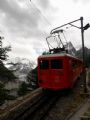 21.6.2011 - Osobný vlak vezie turistov späť do Chamonix © Peter Žídek