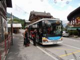 22.6.2011 - Nízkopodlažný autobus Setra na linke č. 1 stojí na zastávke ''Chamonix, Place Mt. Blanc Marché'' smer Le Tour © Peter Žídek