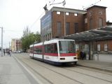 07.04.2007 - Olomouc: tramvaj Škoda ASTRA č. 201 na lince X4 před výpravní budovou © PhDr. Zbyněk Zlinský