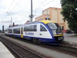 31.05.2005 - Hradec Králové hl.n.: příjezd jednotky VT 610 LausitzBahn z Liberce jako prezentace Connex © PhDr. Zbyněk Zlinský