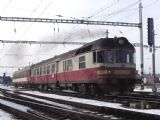 14.02.2006 - Hradec Králové hl.n.: 853.021-4 odjíždí se Sp 1780 do Trutnova (poslední výkon před rekonstrukcí) © PhDr. Zbyněk Zlinský