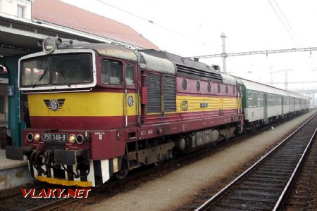 20.03.2006 - Hradec Králové hl.n.: 750.346-9 mimořádně na Os 5610 Pardubice - Jaroměř © PhDr. Zbyněk Zlinský