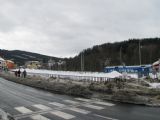 25.02.2012 - Tanvald: staveniště terminálu z ulice Krkonošské © PhDr. Zbyněk Zlinský