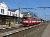 17.03.2012 - Jaroměř: 854.207-8 přijíždí jako Os 15411 Trutnov hl.n. - Jaroměř © PhDr. Zbyněk Zlinský