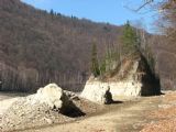 Prvý ostrov a dve ďalšie vyvýšeniny, Ružínska priehrada,17.3.2012 © Marek L.Guspan