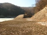 Blato, blato, blato - a kýpeť ďalšieho stožiara, Ružínska priehrada, 17.3.2012 © Marek L.Guspan