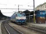 07.04.2012 - Brno hl.n.: 350.005-5 v čele EC 274 ''Slovan'' Budapest-Keleti pu - Praha hl.n. © PhDr. Zbyněk Zlinský