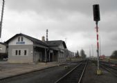ŽST Senice na Hané na trati č. 301 Olomouc hl. n. - Prostějov hl. n., 07.04.2012 © Róbert Žilka