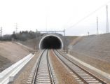 Nový železničný tunel v úseku Rokycany - Hořovice, 08.04.2012 © Róbert Žilka