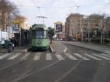 Řím: klasická tramvaj typu TAS z konce 40. let čeká na konečné linky č.5 Piazza dei Gerani	4.3.2012	 © Jan Přikryl