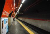 Řím: nevábné nástupiště metra ve stanici Vittorio Emanuelle bylo do zahájení rekonstrukcí pro linku A typické	4.3.2012	 © Lukáš Uhlíř