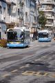 Rimini: konvoj autobusů na ulici Via Dante Alighieri u nádraží	7.3.2012	 © Lukáš Uhlíř