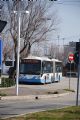 Riccione: trolejbus typu Van Hool AG300T stojí na konečné linky 11 na Piazzale Marinai d´Italia	7.3.2012	 © Lukáš Uhlíř