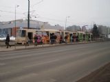 Sarajevo: původně košická tramvaj typu KT8 zastavila u tramvajové vozovny cestou z centra na Ilidžu	9.3.2012	 © Jan Přikryl