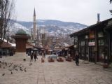 Sarajevo: orientální atmosféra na náměstí Baščaršija v centru města	9.3.2012	 © Jan Přikryl