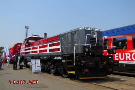 Revoluční novostavba z CZ LOKO se představila na Czech Raildays