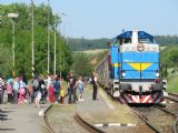 19.05.2011 - Zborovice: T 466.0007 nečekaně v čele prvního vlaku © Stanislav Plachý