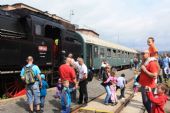 Pobyt v Handlovej deti využili na prehliadku stanovišťa Ušatej; 2.6.2012 © Miroslav Sekela