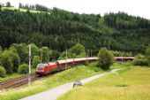 Railjet směr Wien, 1116.234 u Spital am Semmering, 10.06.2012 © Lukáš Hučko