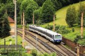 V pořadí 103. vyrobený panťák 6020.303 odjíždí z Breitensteinu, 10.06.2012 © Lukáš Hučko