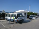 01.06.2012 - Aéroport de Monastir: minibus, který poveze cestující do Hammametu a Nabeul © PhDr. Zbyněk Zlinský