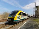 Desiro řady 642.915 ODEG čeká na křižování ve stanici Hagenwerder	. 19.4.2012 © 	Jiří Mazal