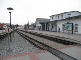 Zánovní výpravní budova nádraží Binz Lokalbahnhof	. 20.4.2012 © 	Aleš Svoboda