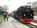 Lokomotiva řady 99.1782 PRE po příjezdu s osobním vlakem do konečné stanice Göhren	. 20.4.2012 © 	Aleš Svoboda