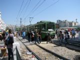 07.06.2012 - Tunis: jednotka typu Hannover na lince metra 1 přijíždí od Avenue de La Gare na Place de Barcelone © PhDr. Zbyněk Zlinský