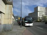Autobus MAN Lion´s Regio jako NAD za vlak EC z Binzu do Prahy během odbavování cestujících v Drážďanech	. 21.4.2012 © 	Tomáš Kraus