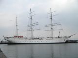 Stralsund: plachetnice Gorch Fock sice pochází až z roku 1933, ale přesto dnes slouží jako muzeum	. 21.4.2012 © 	Aleš Svoboda