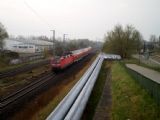 Rostock: souprava vlaku S-Bahn nedaleko zastávky Marienehe pochází kompletně z dob NDR	. 21.4.2012 © 	Jan Přikryl