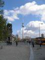 Berlín: celkový pohled na náměstí Schlossplatz- vlevo Dóm, v pozadí známá televizní věž	. 22.4.2012 © 	Aleš Svoboda