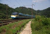 28.07.2012 - úsek Bezpráví - Brandýs nad Orlicí: 680.004 jako SC 510 ''SC Pendolino'' Ostrava hl.n. - Praha hl.n. © Radek Hořínek