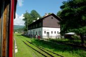 Vchádzame do stanice Dobšiná,28.07.2012, Dobšiná,© Ondrej Krajňák