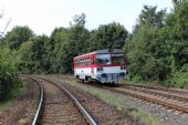 09.09.2012 - Trutnov: 810.543-9 GWTR opustil hlavní nádraží jako Os 15714 do Svobody nad Úpou © PhDr. Zbyněk Zlinský