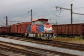 22.09.2012 - Nymburk: 708.012-0 posunuje v areálu opravny vozů ČD Cargo © PhDr. Zbyněk Zlinský